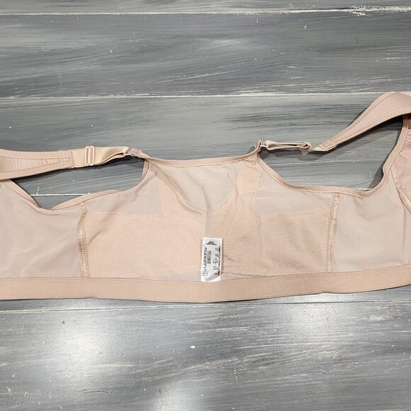 Glamorise Bra 1265 Magic Lift Front Close Back Support Bra 50F Beige - Picture 6 of 7